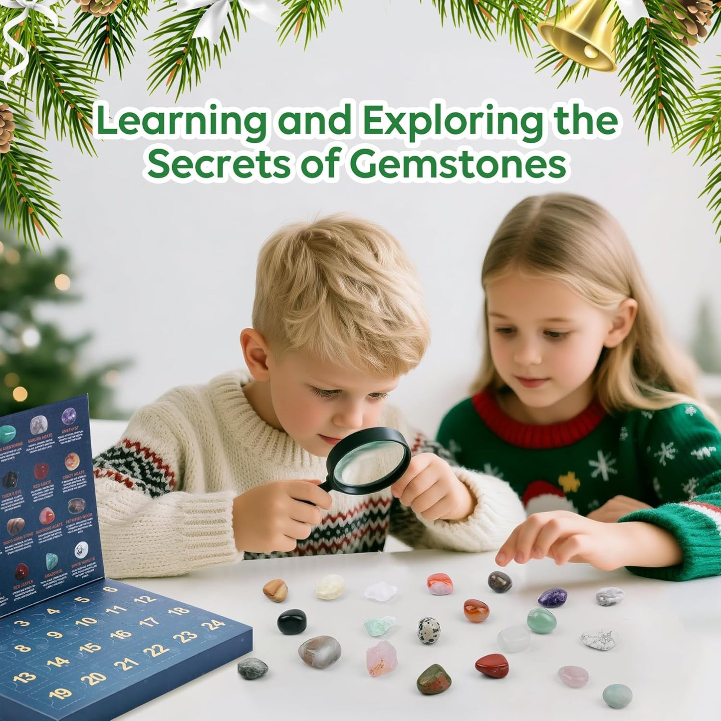 24 Crystals & Healing Stones Advent Calendar