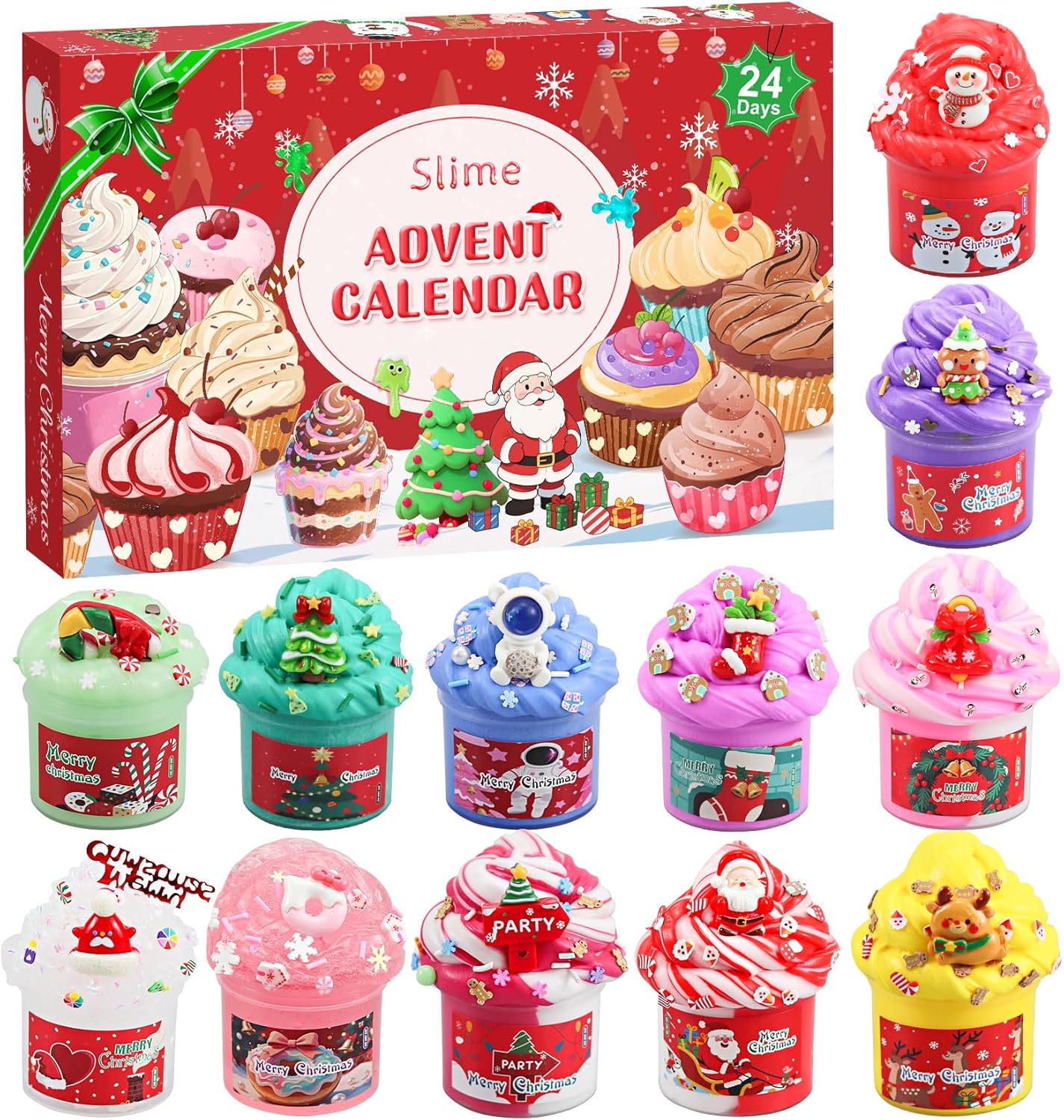 Kids Slime Advent Calender