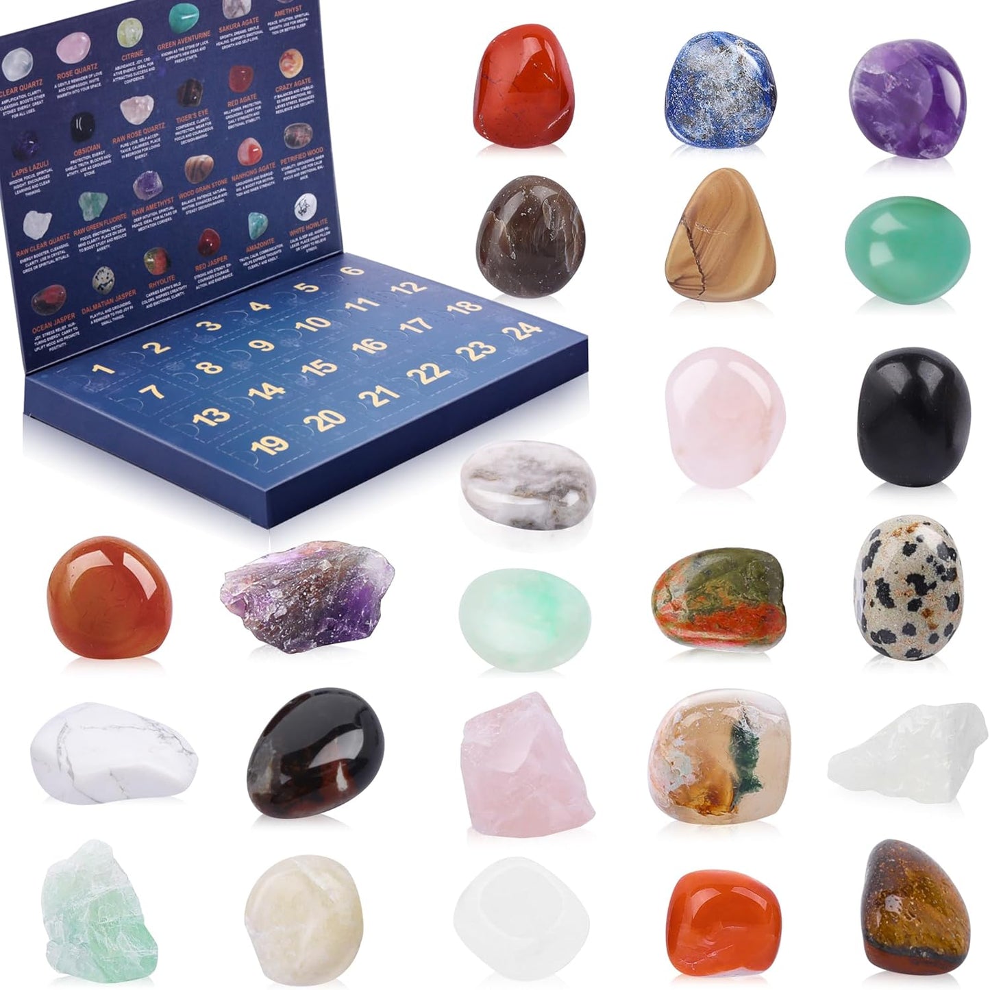 24 Crystals & Healing Stones Advent Calendar