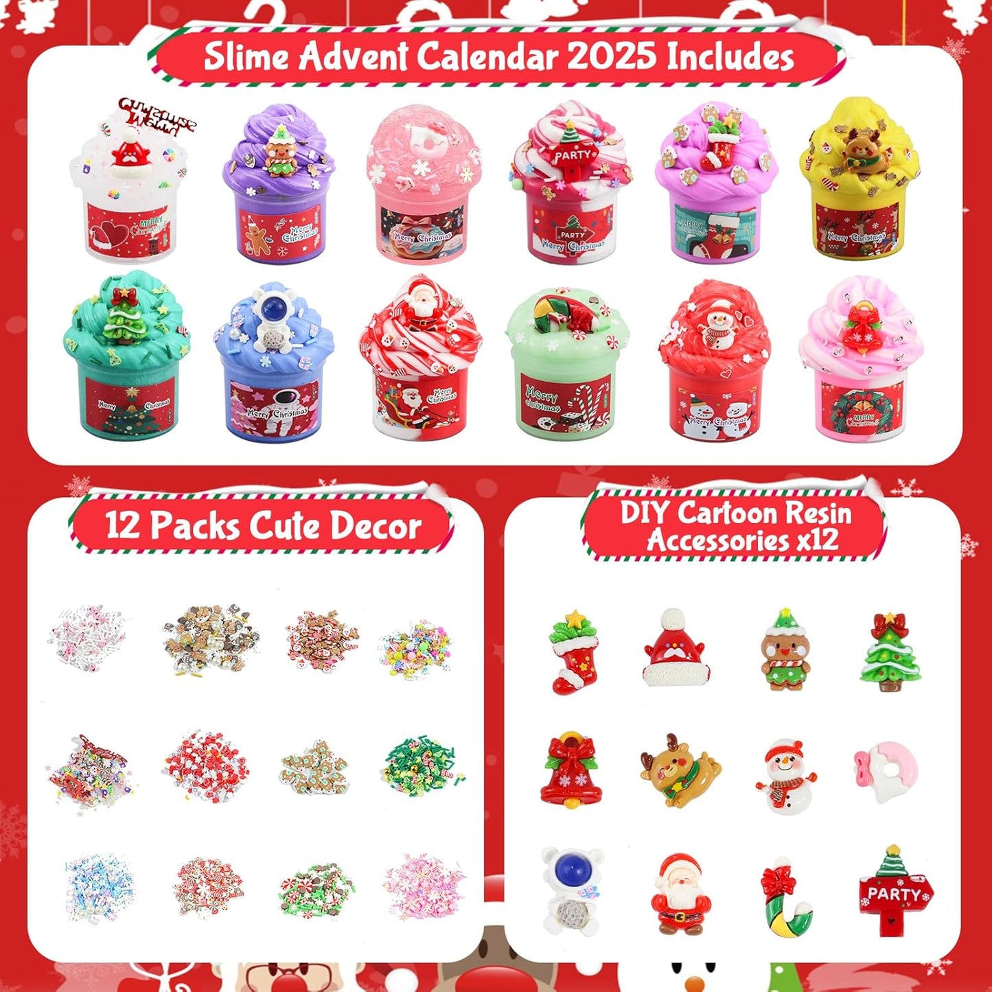 Kids Slime Advent Calender