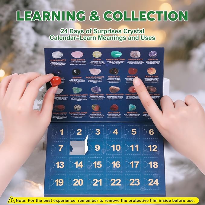 24 Crystals & Healing Stones Advent Calendar